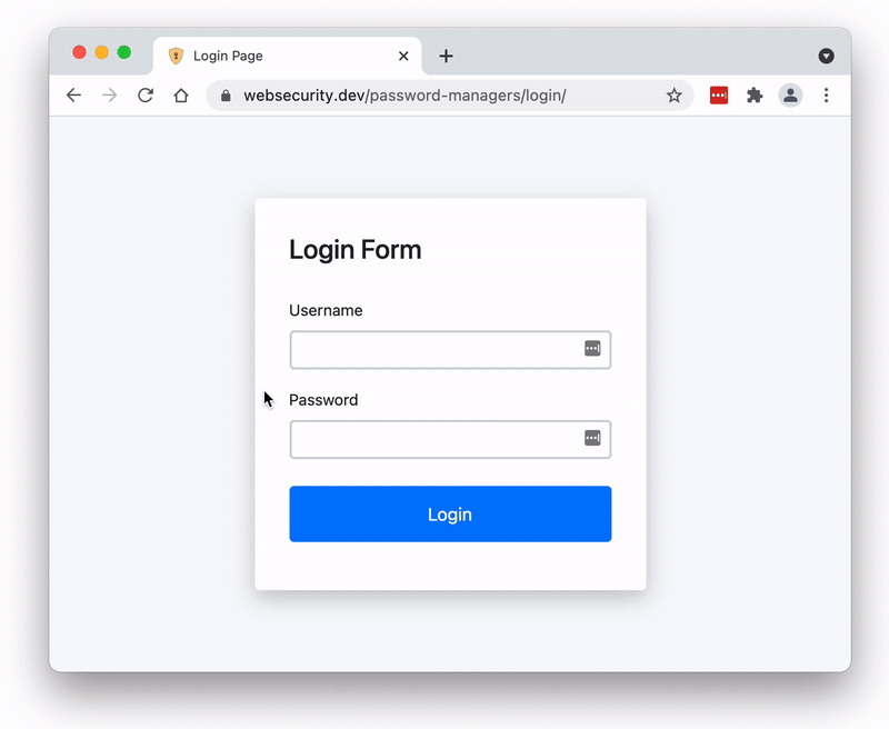 LastPass 的自动填充